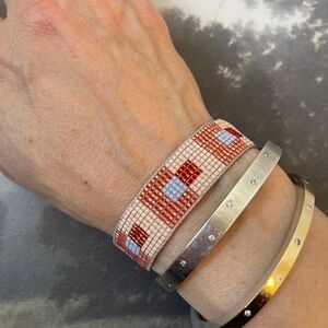 Miyuki seed bead loom bracelet